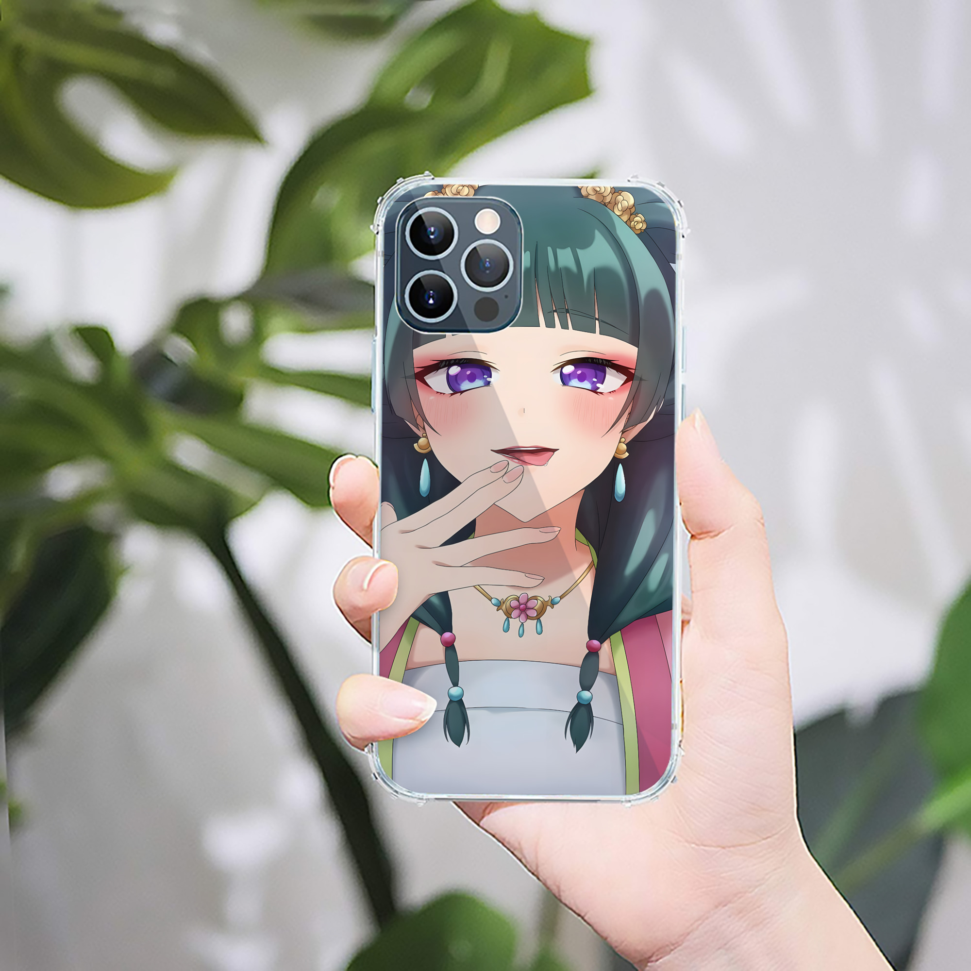 （画像用） 薬屋のひとりごと The Apothecary Diaries 【iPhone 12シリーズ対応】透明スマホケース（クリアソフトケース）